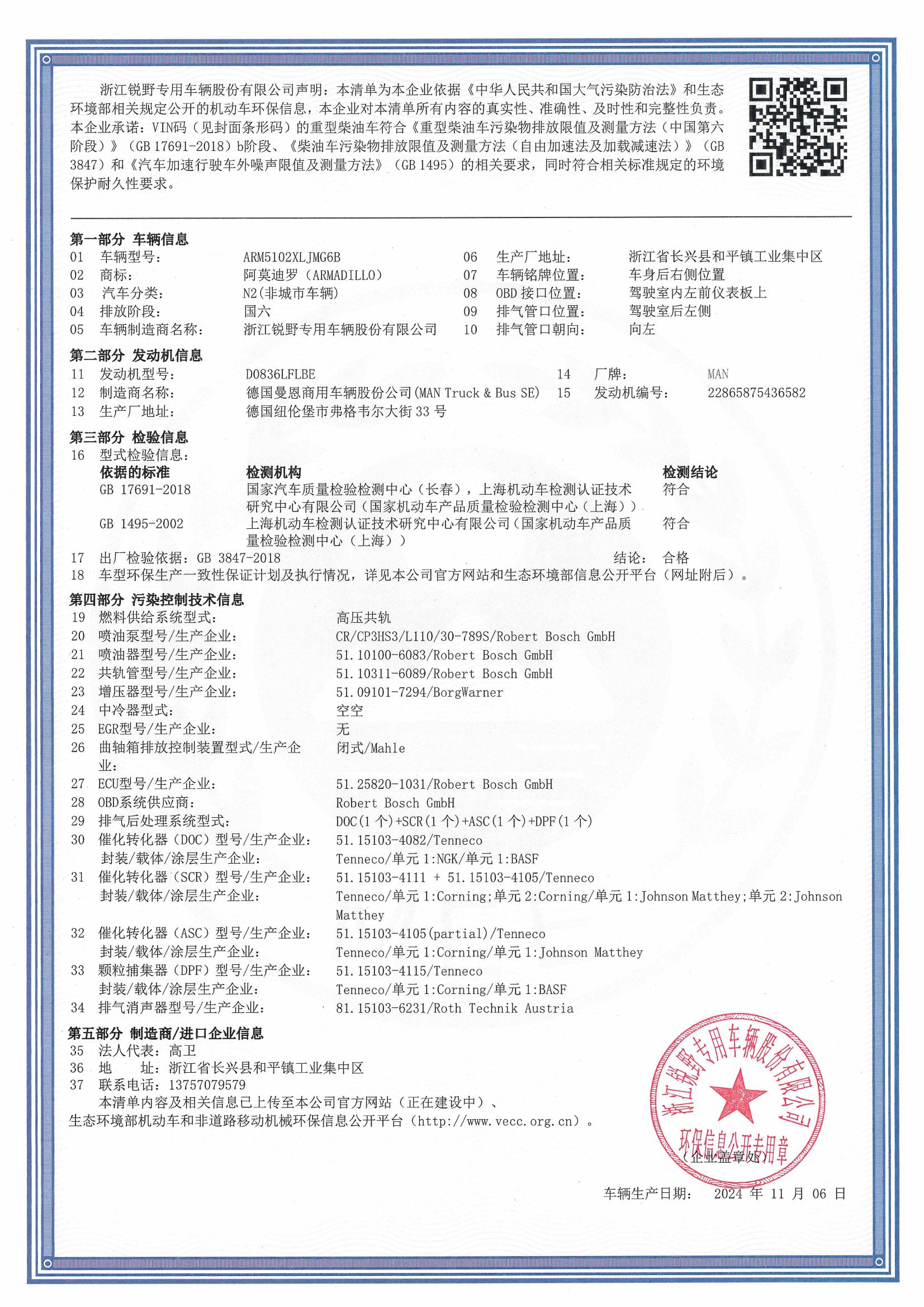 车辆环保信息图片